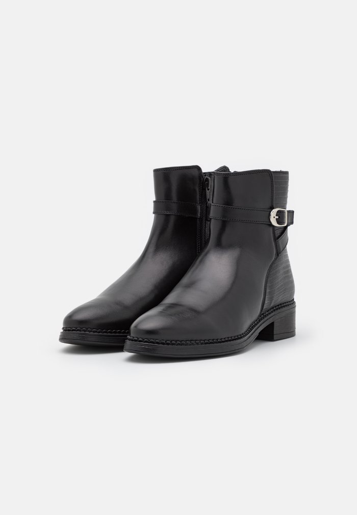 Bottines Anna Field Classiche Block heel Zip UP Noir Femme | OIW-3388776